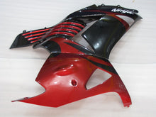 Carica l&#39;immagine nel visualizzatore di Gallery, Black and Red Flame - NINJA ZX-14R 06-11 Fairing Kit