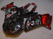 Carica l&#39;immagine nel visualizzatore di Gallery, Black Red Flame - NINJA ZX-14R 06-11 Fairing Kit - Vehicles
