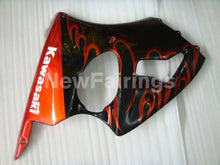 Carica l&#39;immagine nel visualizzatore di Gallery, Black Red Flame NINJA ZX 6R 00 02 Fairing Kit Vehicles &amp;