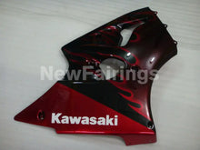 Carica l&#39;immagine nel visualizzatore di Gallery, Black and Red Flame NINJA ZX 6R 00 02 Fairing Kit Vehicles