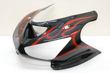 Carica l'immagine nel visualizzatore di Gallery, Black and Red Flame - NINJA ZX-6R 05-06 Fairing Kit