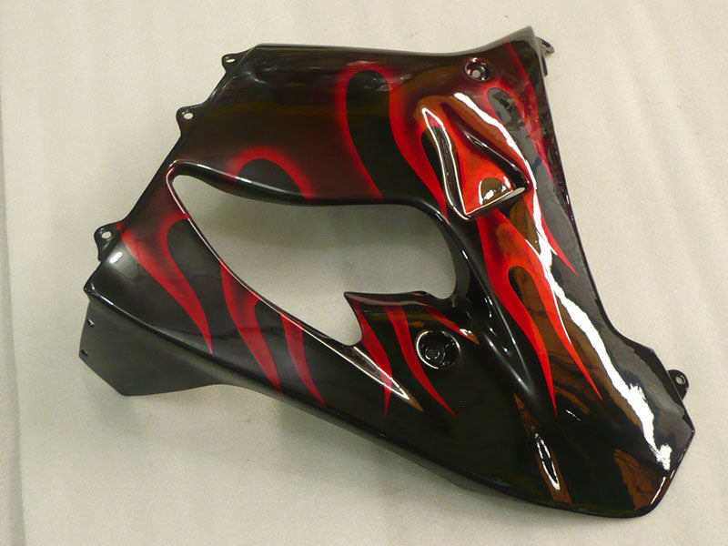Black and Red Flame - NINJA ZX-9R 98-99 Fairing Kit