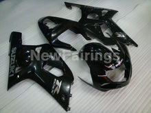 Carica l'immagine nel visualizzatore di Gallery, Black with Silver Decals Factory Style - GSX-R600 01-03 Fairing Kit