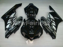 Carica l&#39;immagine nel visualizzatore di Gallery, Black and Silver Fire - CBR1000RR 04-05 Fairing Kit -
