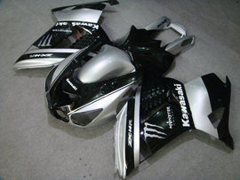 Black and Silver Monster - NINJA ZX-14R 06-11 Fairing Kit