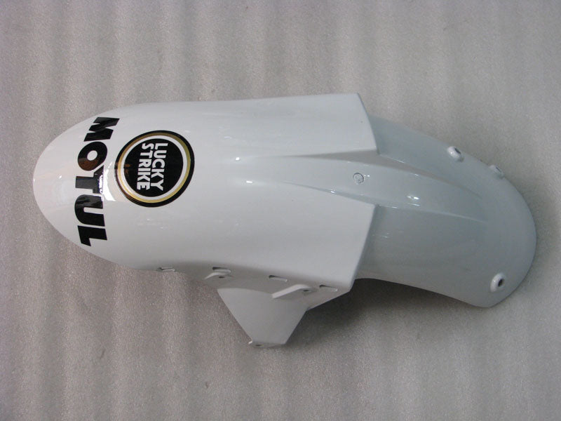 Black and White Lucky Strike - NINJA ZX-6R 05-06 Fairing