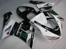 Carica l'immagine nel visualizzatore di Gallery, Black and White Monster - NINJA ZX-6R 05-06 Fairing Kit