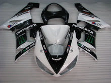 Carica l'immagine nel visualizzatore di Gallery, Black and White Monster - NINJA ZX-6R 05-06 Fairing Kit