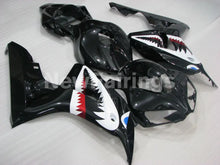 Carica l&#39;immagine nel visualizzatore di Gallery, Black and White Shark - CBR1000RR 06-07 Fairing Kit -