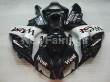 Carica l&#39;immagine nel visualizzatore di Gallery, Black and White West - CBR1000RR 06-07 Fairing Kit -