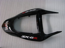 Carica l'immagine nel visualizzatore di Gallery, Black and White West - NINJA ZX-6R 03-04 Fairing Kit