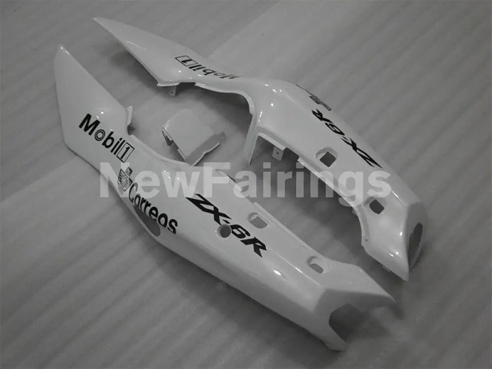 Black and White WEST - NINJA ZX-6R 94-97 Fairing Kit Vehicles & Parts > Vehicle Parts & Accessories > Motor Vehicle