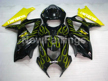 Carica l'immagine nel visualizzatore di Gallery, Black and Yellow Flame - GSX - R1000 07 - 08 Fairing Kit