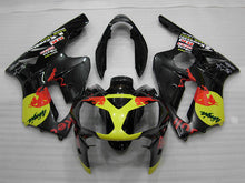 Carica l&#39;immagine nel visualizzatore di Gallery, Black and Yellow Red Bull - NINJA ZX-12R 02-04 Fairing Kit