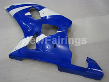 Carica l&#39;immagine nel visualizzatore di Gallery, Blue and White No decals - GSX-R600 01-03 Fairing Kit -