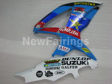 Carica l&#39;immagine nel visualizzatore di Gallery, Blue and White ROCKSTAR - GSX-R600 08-10 Fairing Kit