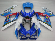 Carica l&#39;immagine nel visualizzatore di Gallery, Blue and White ROCKSTAR - GSX-R600 08-10 Fairing Kit