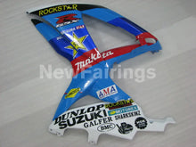 Carica l&#39;immagine nel visualizzatore di Gallery, Blue and White ROCKSTAR - GSX-R600 08-10 Fairing Kit