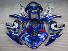 Carica l&#39;immagine nel visualizzatore di Gallery, Blue and White Star - YZF-R1 04-06 Fairing Kit - Vehicles &amp;