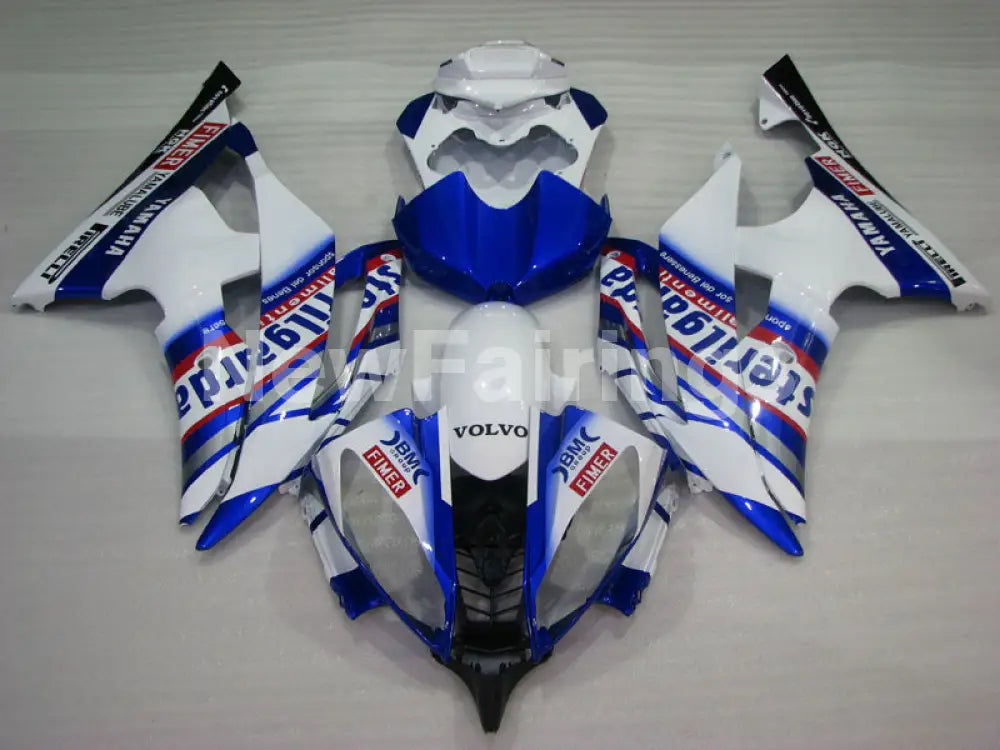 Blue and White Sterilgarda - YZF-R6 08-16 Fairing Kit Vehicles & Parts > Vehicle Parts & Accessories > Motor Vehicle