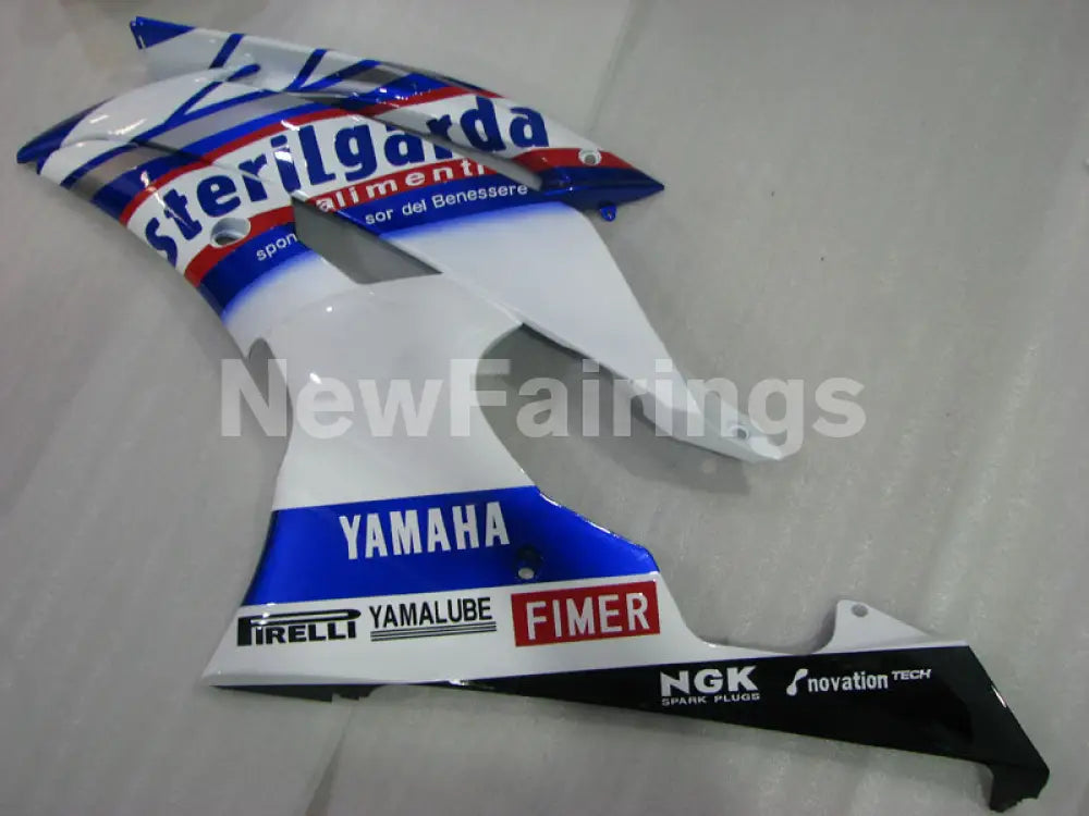 Blue and White Sterilgarda - YZF-R6 08-16 Fairing Kit Vehicles & Parts > Vehicle Parts & Accessories > Motor Vehicle