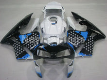 Carica l&#39;immagine nel visualizzatore di Gallery, Blue Black and White Motorcycle - CBR600RR 03-04 Fairing Kit