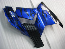Carica l&#39;immagine nel visualizzatore di Gallery, Blue and Black Flame - NINJA ZX-14R 06-11 Fairing Kit