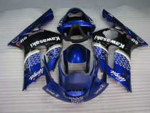 Carica l'immagine nel visualizzatore di Gallery, Blue and Black FUCHS - NINJA ZX-6R 03-04 Fairing Kit