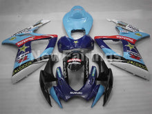 Carica l'immagine nel visualizzatore di Gallery, Blue and Black MOTOREX - GSX-R600 06-07 Fairing Kit -