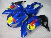 Carica l&#39;immagine nel visualizzatore di Gallery, Blue and Black Red Bull - NINJA ZX-14R 06-11 Fairing Kit