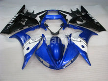 Carica l'immagine nel visualizzatore di Gallery, Blue Black and White Factory Style - YZF-R6 03-04 Fairing Kit Vehicles &amp; Parts > Vehicle Parts &amp; Accessories > Motor