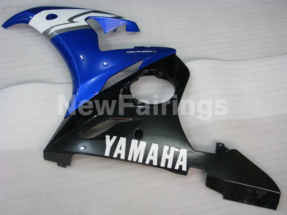 Blue Black and White Factory Style - YZF-R6 03-04 Fairing Kit Vehicles & Parts > Vehicle Parts & Accessories > Motor