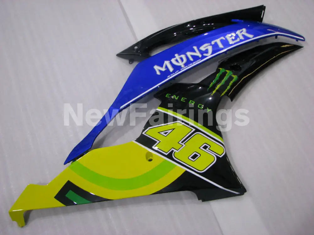 Blue and Black Yellow with Number 46 Monster - YZF-R6 08-16 Fairing Kit Vehicles & Parts > Vehicle Parts & Accessories
