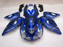 Carica l&#39;immagine nel visualizzatore di Gallery, Blue Factory Style - NINJA ZX-14R 06-11 Fairing Kit