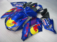Carica l&#39;immagine nel visualizzatore di Gallery, Blue Red Bull - NINJA ZX-14R 06-11 Fairing Kit - Vehicles &amp;