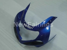 Carica l'immagine nel visualizzatore di Gallery, Blue and White Black Factory Style - GSX-R600 01-03 Fairing Kit