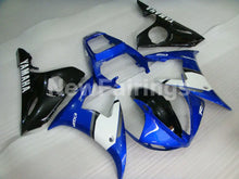 Carica l'immagine nel visualizzatore di Gallery, Blue and White Black Factory Style - YZF-R6 03-04 Fairing Kit Vehicles &amp; Parts > Vehicle Parts &amp; Accessories > Motor