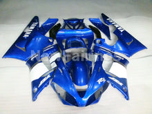 Carica l'immagine nel visualizzatore di Gallery, Blue and White Factory Style - YZF-R1 00-01 Fairing Kit