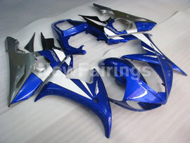 Blue and White Grey Factory Style - YZF-R6 03-04 Fairing Kit Vehicles & Parts > Vehicle Parts & Accessories > Motor