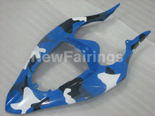 Carica l&#39;immagine nel visualizzatore di Gallery, Blue White Factory Style - YZF-R1 04-06 Fairing Kit
