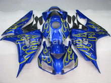 Carica l&#39;immagine nel visualizzatore di Gallery, Blue and Yellow Flame - CBR1000RR 06-07 Fairing Kit -