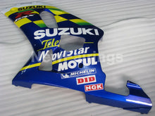 Carica l&#39;immagine nel visualizzatore di Gallery, Blue and Yellow Movistar - GSX-R600 01-03 Fairing Kit -
