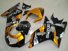 Carica immagine nel visualizzatore della galleria, Gloden and Black Factory Style - GSX-R600 01-03 Fairing Kit