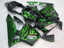 Carica l&#39;immagine nel visualizzatore di Gallery, Green and Black Flame - CBR600RR 03-04 Fairing Kit -