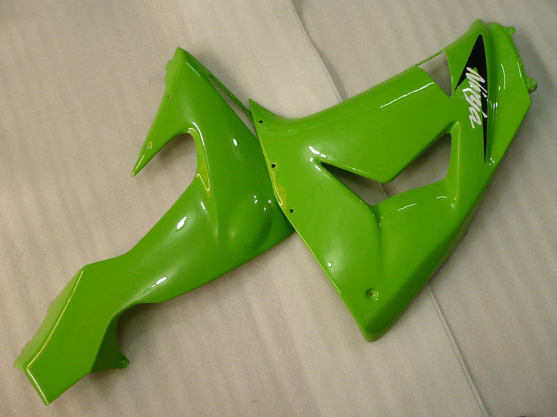 Green and Black Factory Style - NINJA ZX-10R 06-07 Fairing Kit