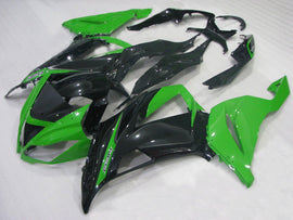 Green Black Factory Style - NINJA ZX-6R 13-18 Fairing Kit