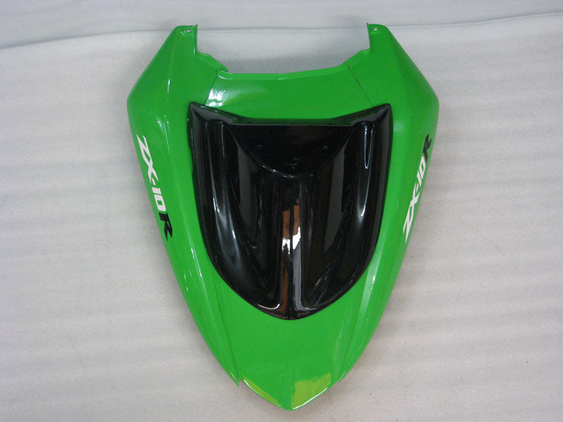 Green and Black Flame - NINJA ZX-10R 04-05 Fairing Kit