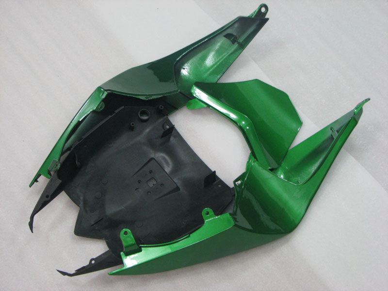 Green and Black Flame - NINJA ZX-10R 08-10 Fairing Kit