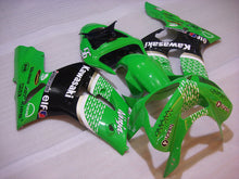 Carica l'immagine nel visualizzatore di Gallery, Green Black FUCHS - NINJA ZX-6R 03-04 Fairing Kit