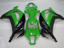 Carica immagine nel visualizzatore della galleria, Green Black and Matte Black Factory Style - NINJA ZX-10R 11-15 Fairing Kit
